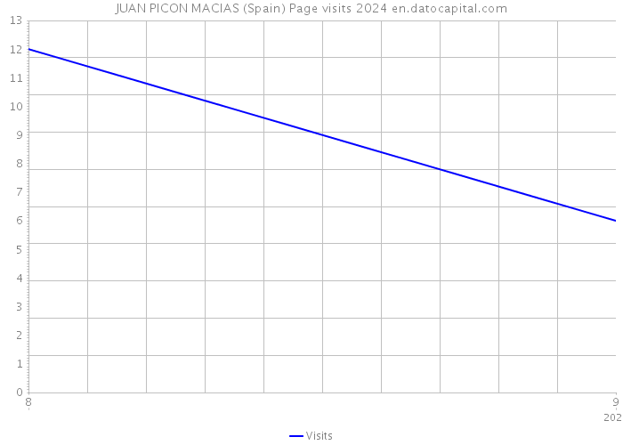 JUAN PICON MACIAS (Spain) Page visits 2024 