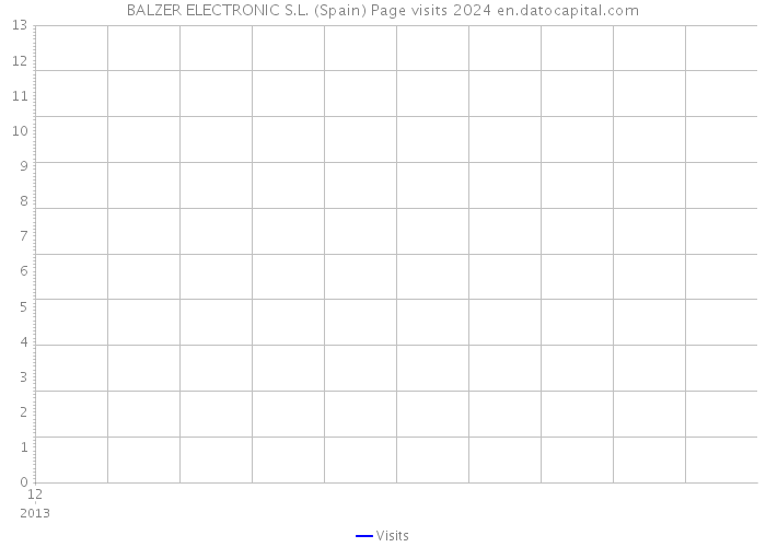 BALZER ELECTRONIC S.L. (Spain) Page visits 2024 