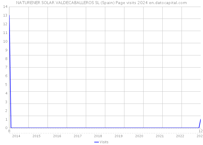 NATURENER SOLAR VALDECABALLEROS SL (Spain) Page visits 2024 