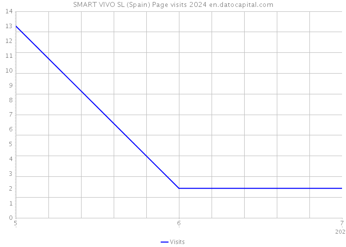 SMART VIVO SL (Spain) Page visits 2024 