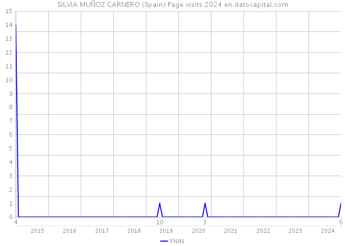 SILVIA MUÑOZ CARNERO (Spain) Page visits 2024 