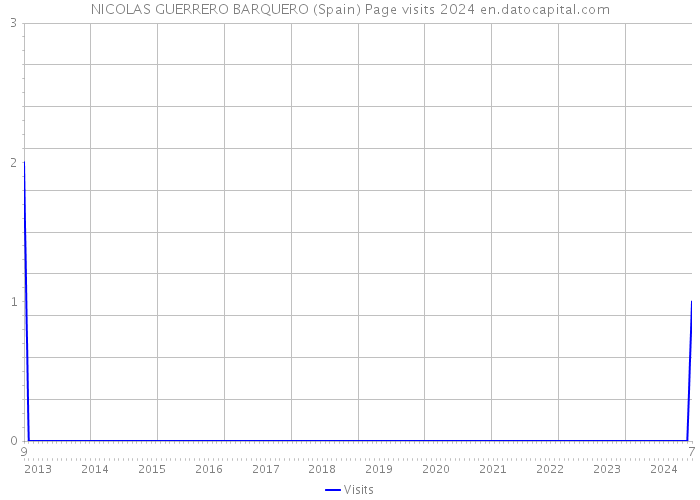 NICOLAS GUERRERO BARQUERO (Spain) Page visits 2024 