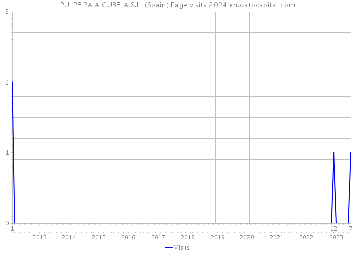 PULPEIRA A CUBELA S.L. (Spain) Page visits 2024 