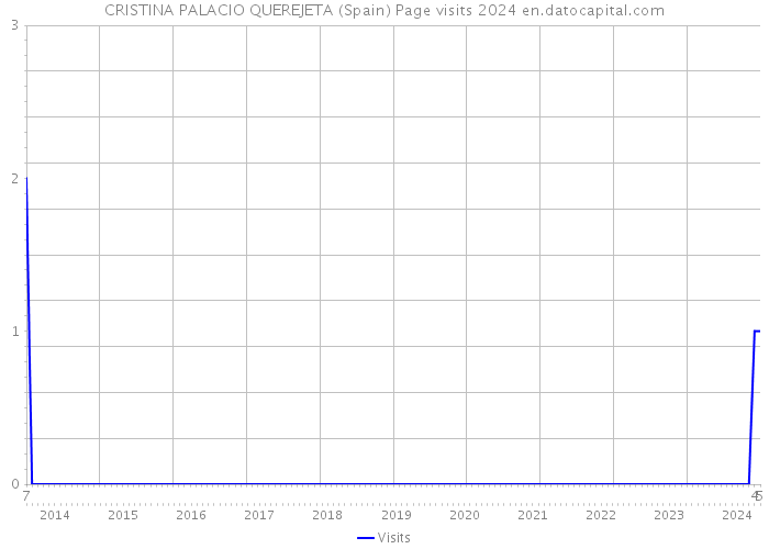 CRISTINA PALACIO QUEREJETA (Spain) Page visits 2024 