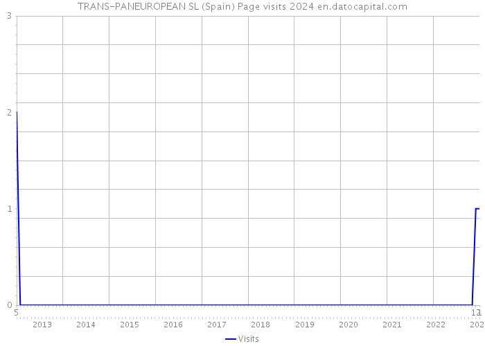 TRANS-PANEUROPEAN SL (Spain) Page visits 2024 