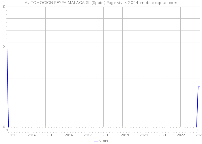 AUTOMOCION PEYPA MALAGA SL (Spain) Page visits 2024 