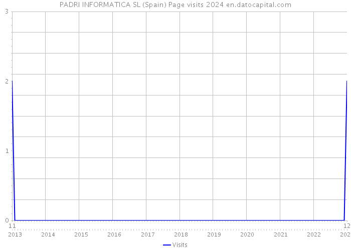 PADRI INFORMATICA SL (Spain) Page visits 2024 