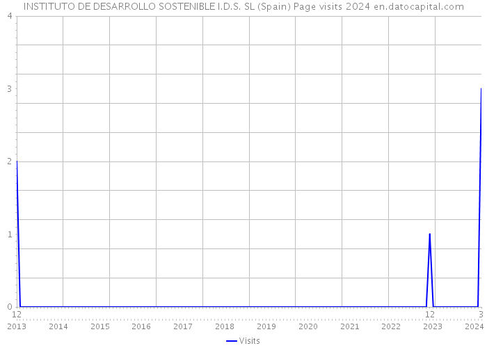 INSTITUTO DE DESARROLLO SOSTENIBLE I.D.S. SL (Spain) Page visits 2024 