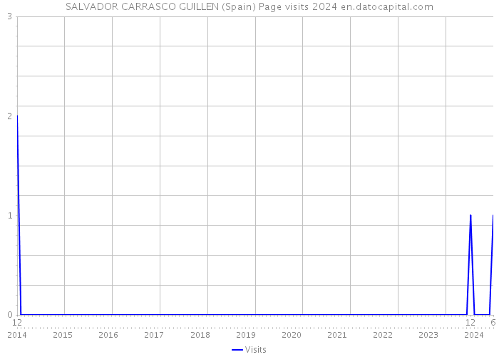 SALVADOR CARRASCO GUILLEN (Spain) Page visits 2024 