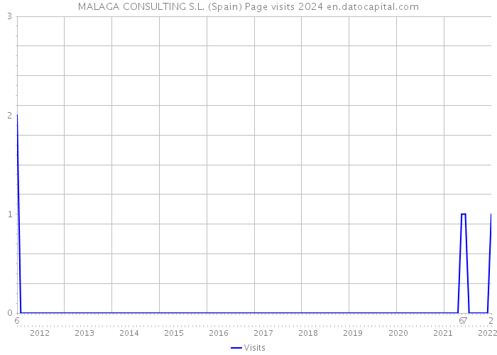 MALAGA CONSULTING S.L. (Spain) Page visits 2024 