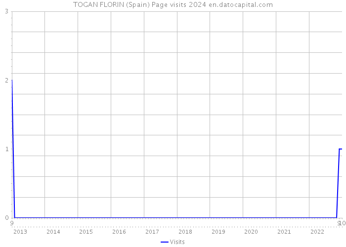 TOGAN FLORIN (Spain) Page visits 2024 