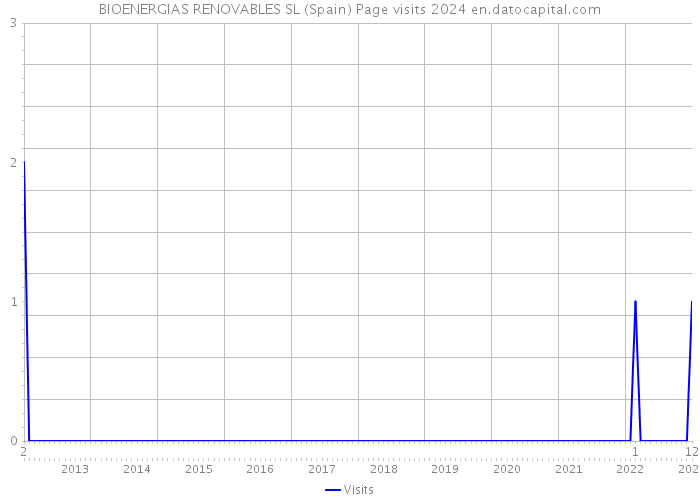 BIOENERGIAS RENOVABLES SL (Spain) Page visits 2024 