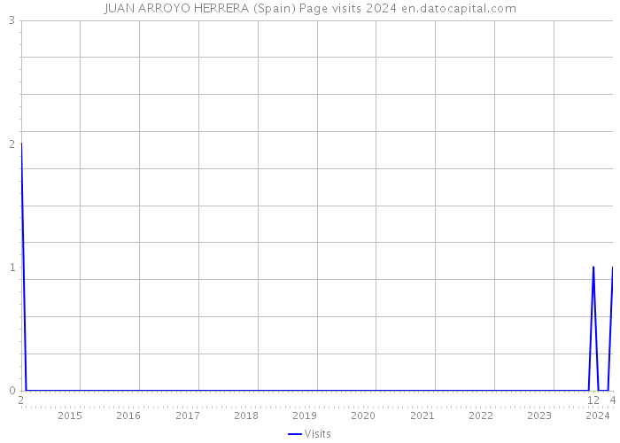 JUAN ARROYO HERRERA (Spain) Page visits 2024 