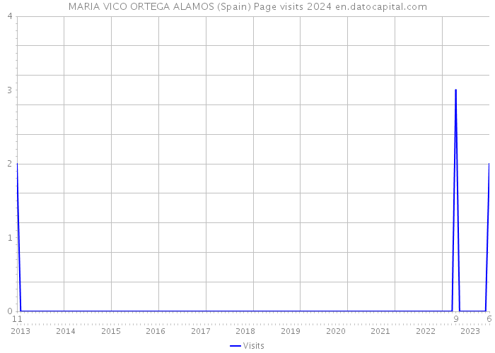 MARIA VICO ORTEGA ALAMOS (Spain) Page visits 2024 