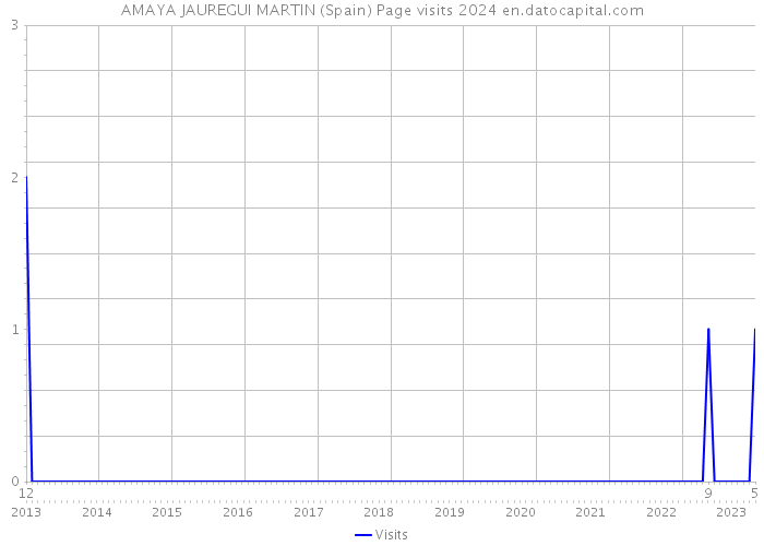 AMAYA JAUREGUI MARTIN (Spain) Page visits 2024 