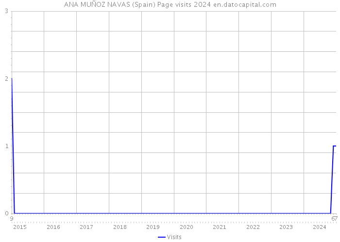 ANA MUÑOZ NAVAS (Spain) Page visits 2024 