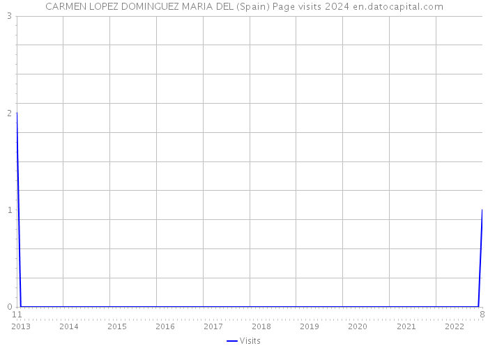 CARMEN LOPEZ DOMINGUEZ MARIA DEL (Spain) Page visits 2024 