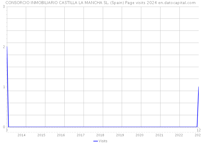 CONSORCIO INMOBILIARIO CASTILLA LA MANCHA SL. (Spain) Page visits 2024 