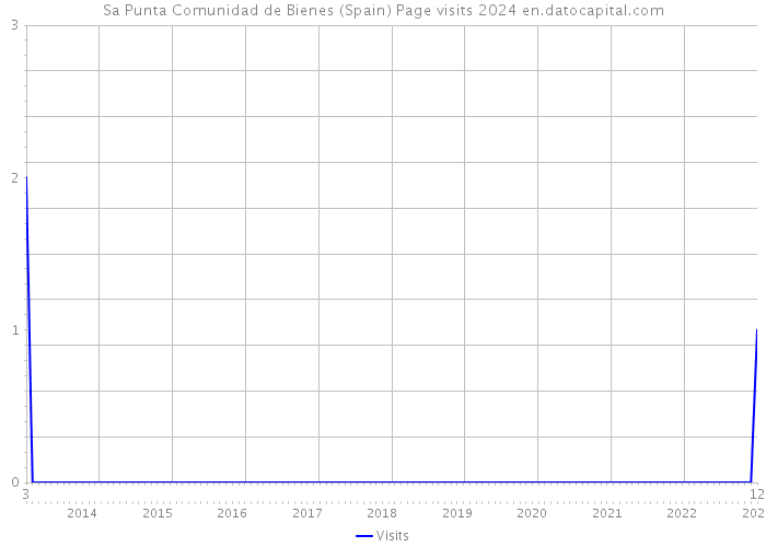 Sa Punta Comunidad de Bienes (Spain) Page visits 2024 