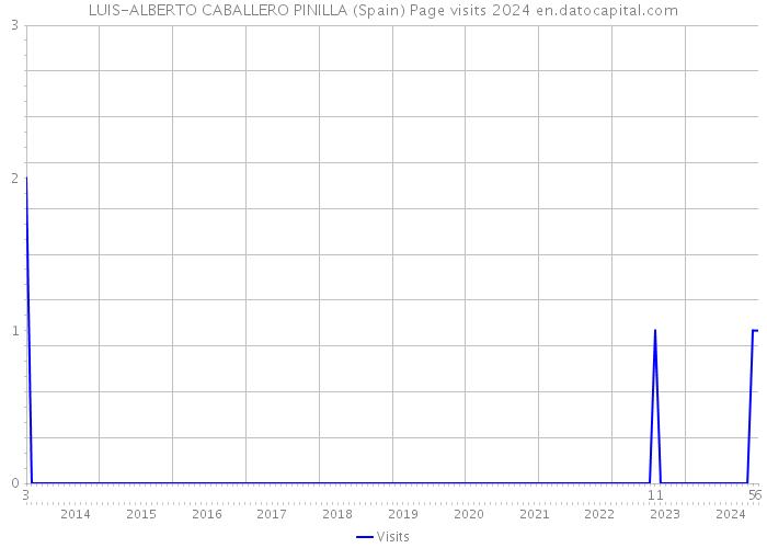 LUIS-ALBERTO CABALLERO PINILLA (Spain) Page visits 2024 