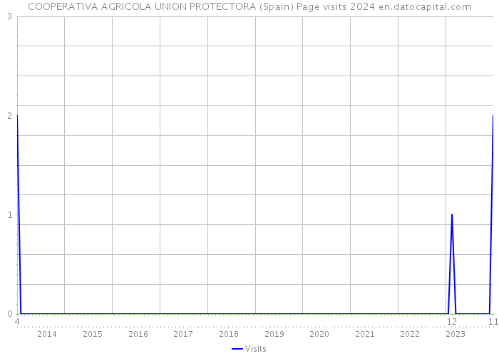 COOPERATIVA AGRICOLA UNION PROTECTORA (Spain) Page visits 2024 