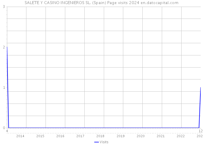 SALETE Y CASINO INGENIEROS SL. (Spain) Page visits 2024 