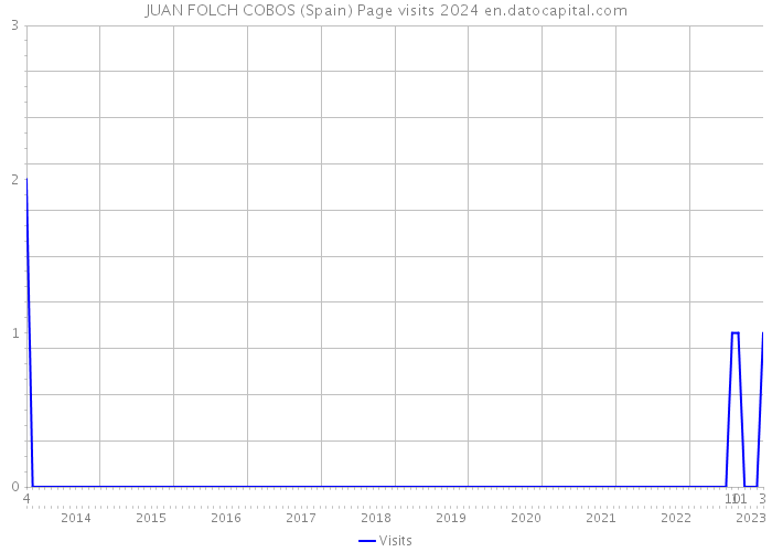 JUAN FOLCH COBOS (Spain) Page visits 2024 