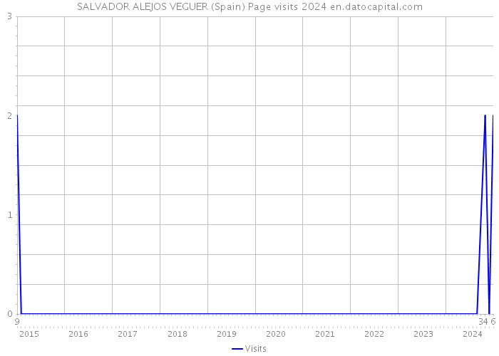 SALVADOR ALEJOS VEGUER (Spain) Page visits 2024 