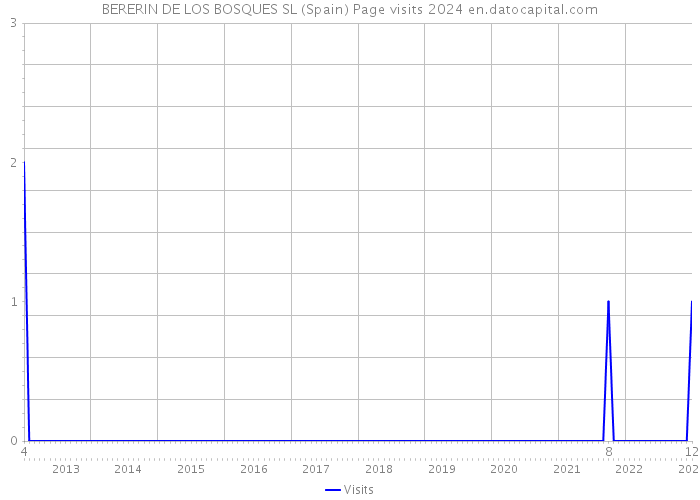 BERERIN DE LOS BOSQUES SL (Spain) Page visits 2024 