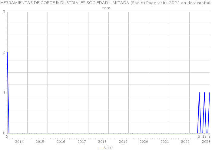 HERRAMIENTAS DE CORTE INDUSTRIALES SOCIEDAD LIMITADA (Spain) Page visits 2024 