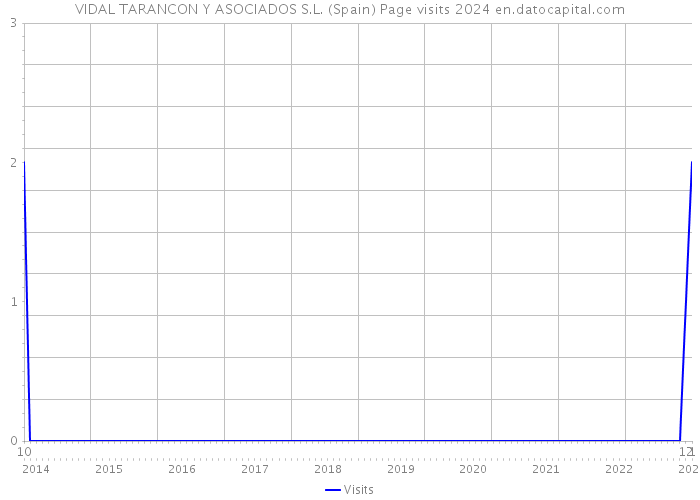 VIDAL TARANCON Y ASOCIADOS S.L. (Spain) Page visits 2024 