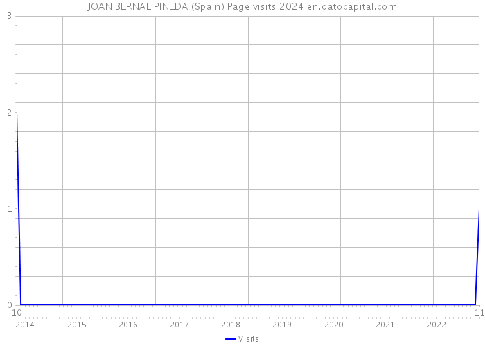 JOAN BERNAL PINEDA (Spain) Page visits 2024 