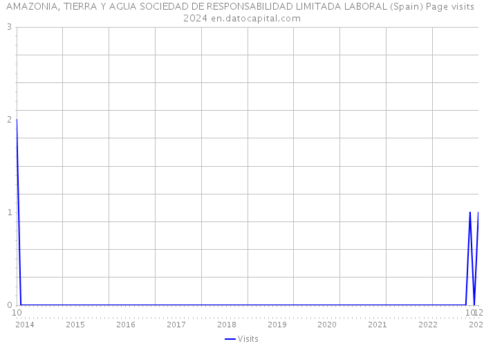 AMAZONIA, TIERRA Y AGUA SOCIEDAD DE RESPONSABILIDAD LIMITADA LABORAL (Spain) Page visits 2024 