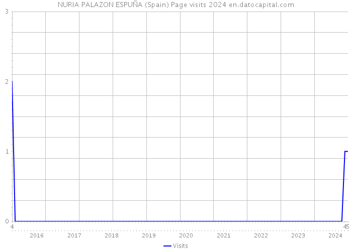 NURIA PALAZON ESPUÑA (Spain) Page visits 2024 