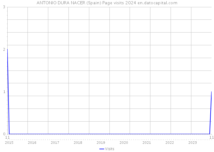 ANTONIO DURA NACER (Spain) Page visits 2024 