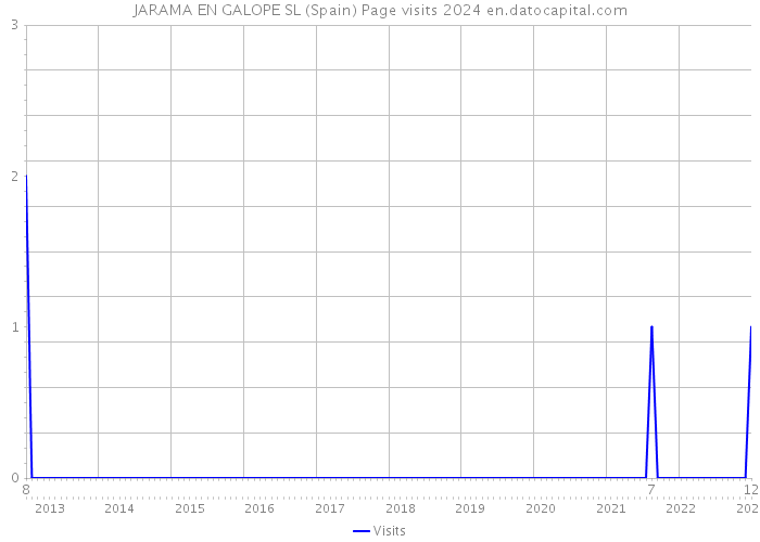 JARAMA EN GALOPE SL (Spain) Page visits 2024 