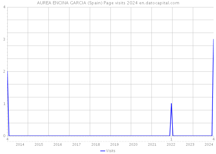 AUREA ENCINA GARCIA (Spain) Page visits 2024 