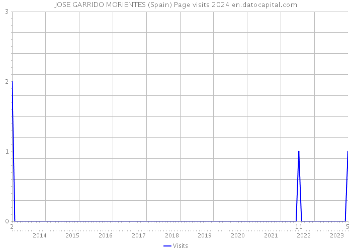 JOSE GARRIDO MORIENTES (Spain) Page visits 2024 