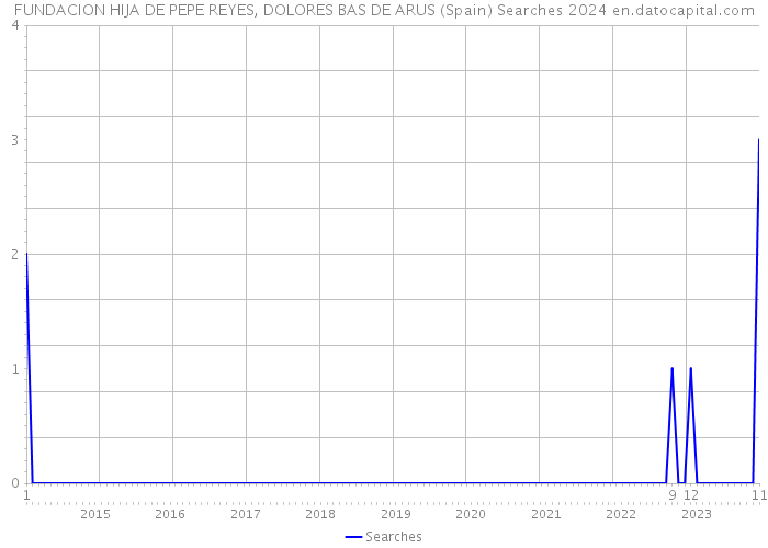 FUNDACION HIJA DE PEPE REYES, DOLORES BAS DE ARUS (Spain) Searches 2024 