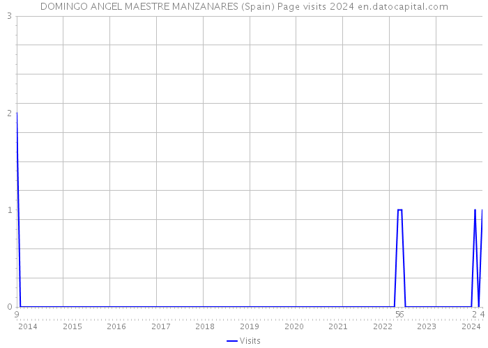 DOMINGO ANGEL MAESTRE MANZANARES (Spain) Page visits 2024 