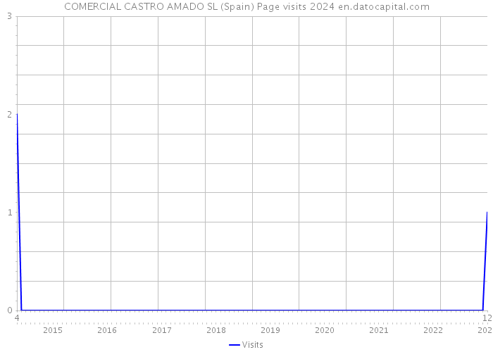 COMERCIAL CASTRO AMADO SL (Spain) Page visits 2024 