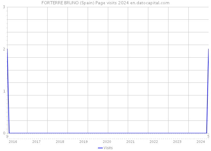 FORTERRE BRUNO (Spain) Page visits 2024 