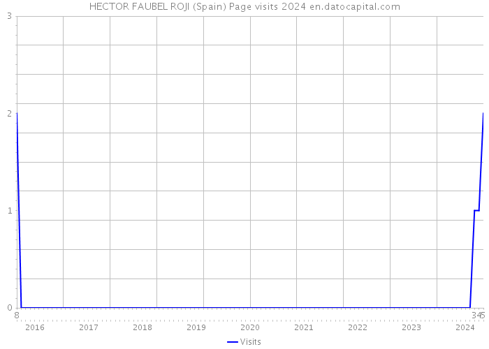 HECTOR FAUBEL ROJI (Spain) Page visits 2024 