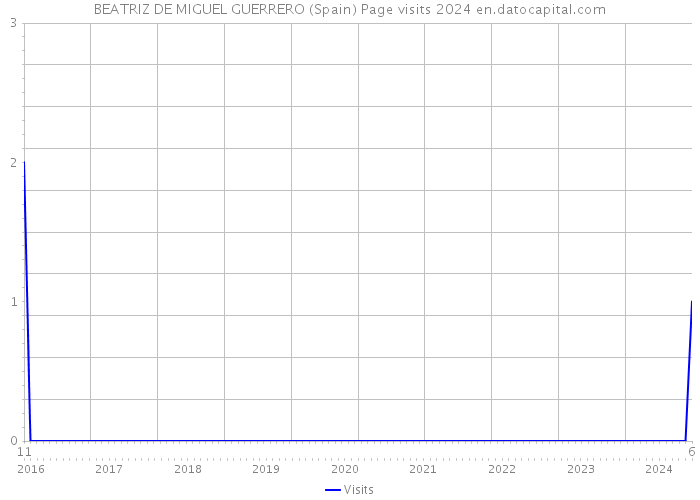 BEATRIZ DE MIGUEL GUERRERO (Spain) Page visits 2024 