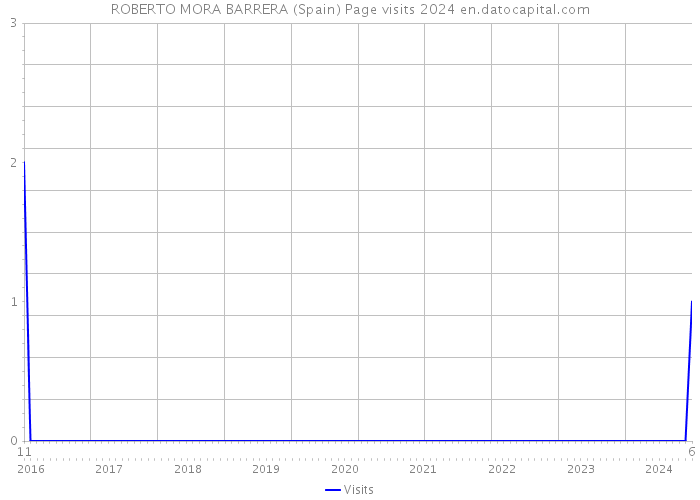 ROBERTO MORA BARRERA (Spain) Page visits 2024 