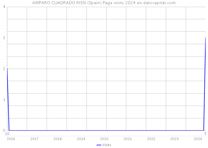 AMPARO CUADRADO RISSI (Spain) Page visits 2024 