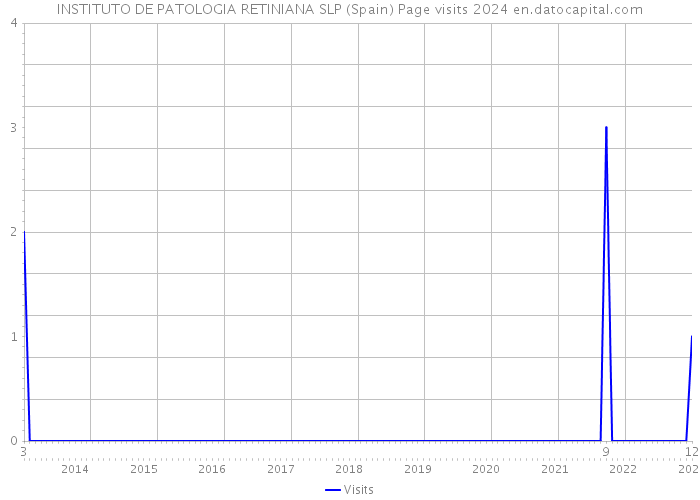 INSTITUTO DE PATOLOGIA RETINIANA SLP (Spain) Page visits 2024 