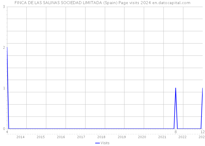 FINCA DE LAS SALINAS SOCIEDAD LIMITADA (Spain) Page visits 2024 