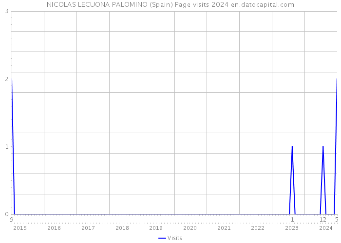NICOLAS LECUONA PALOMINO (Spain) Page visits 2024 