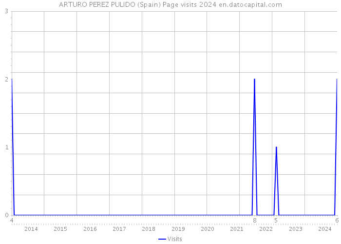 ARTURO PEREZ PULIDO (Spain) Page visits 2024 